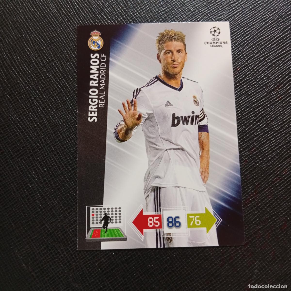 Cromos de f&uacute;tbol: SERGIO RAMOS REAL MADRID ADRENALYN CHAMPIONS LEAGUE 2012 2013 FUTBOL 12 13 - A188 PG433 B