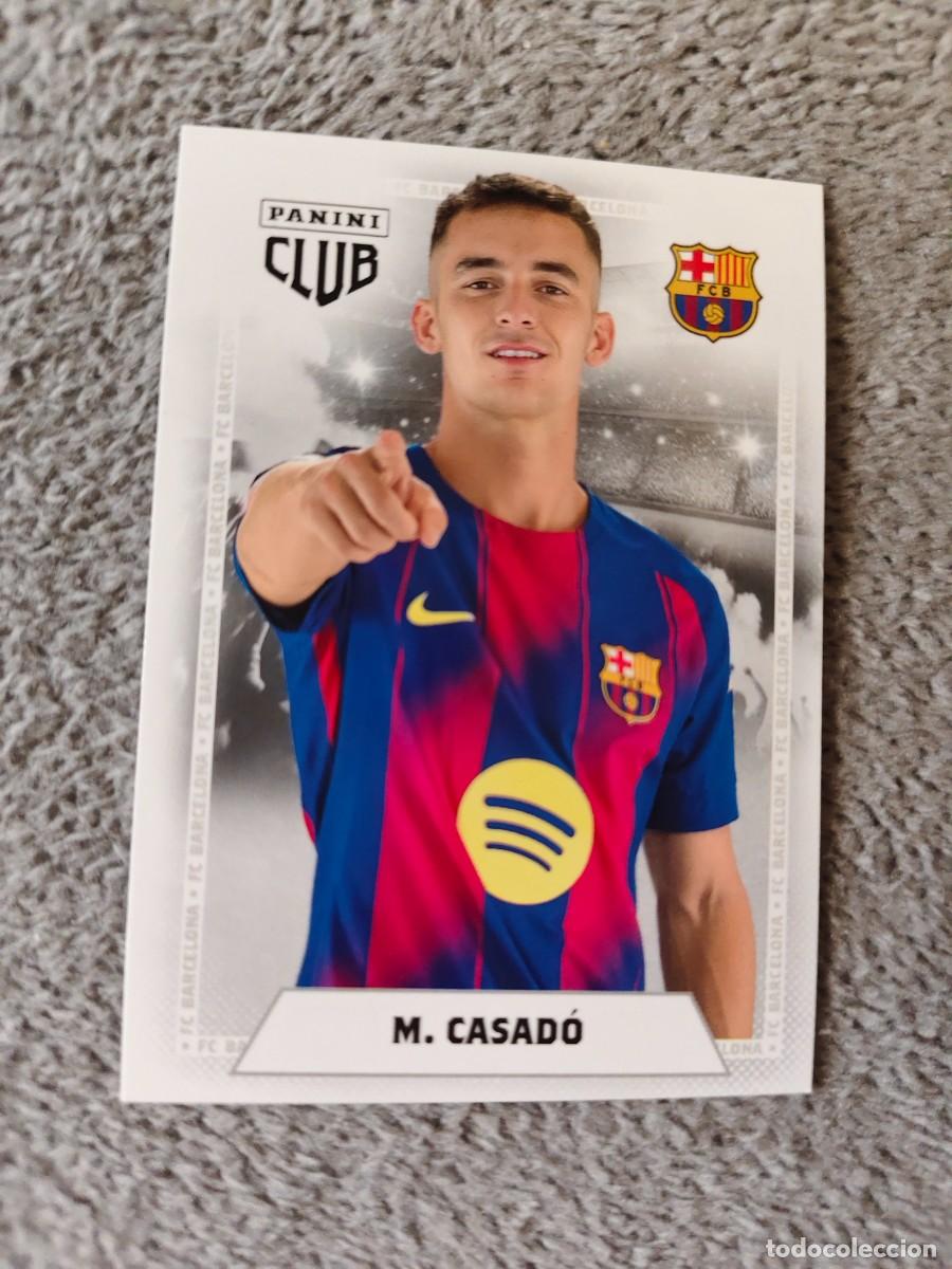 Cromos de f&uacute;tbol: 19 PANINI CLUB BARCELONA 25 26 M. CASAD&Oacute; ADN 2025 2026