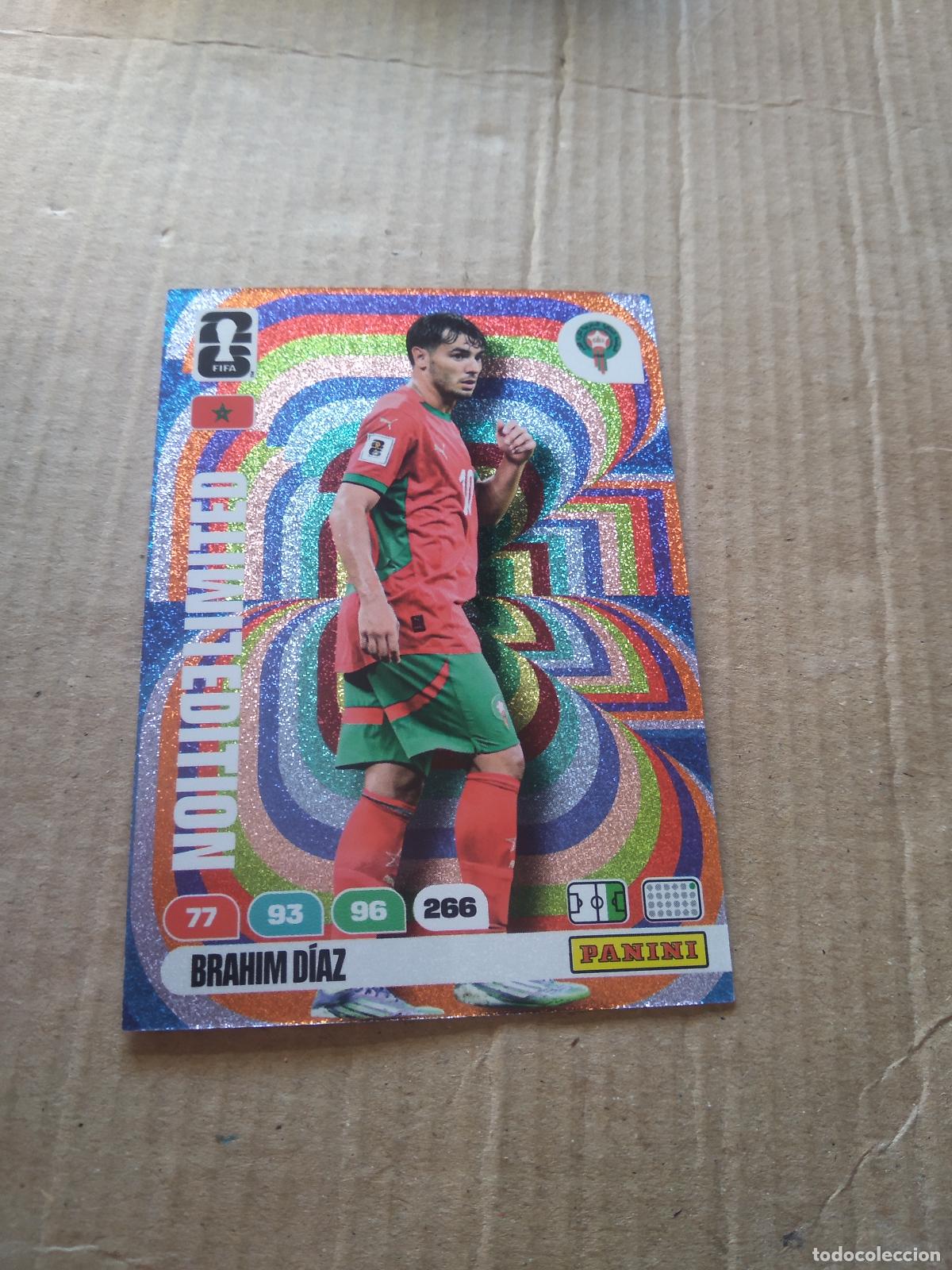 Cromos de f&uacute;tbol: BRAHIM DIAZ MARRUECOS EDICION LIMITADA CROMO FUTBOL PANINI ADRENALYN MUNDIAL 2026 WORLD CUP