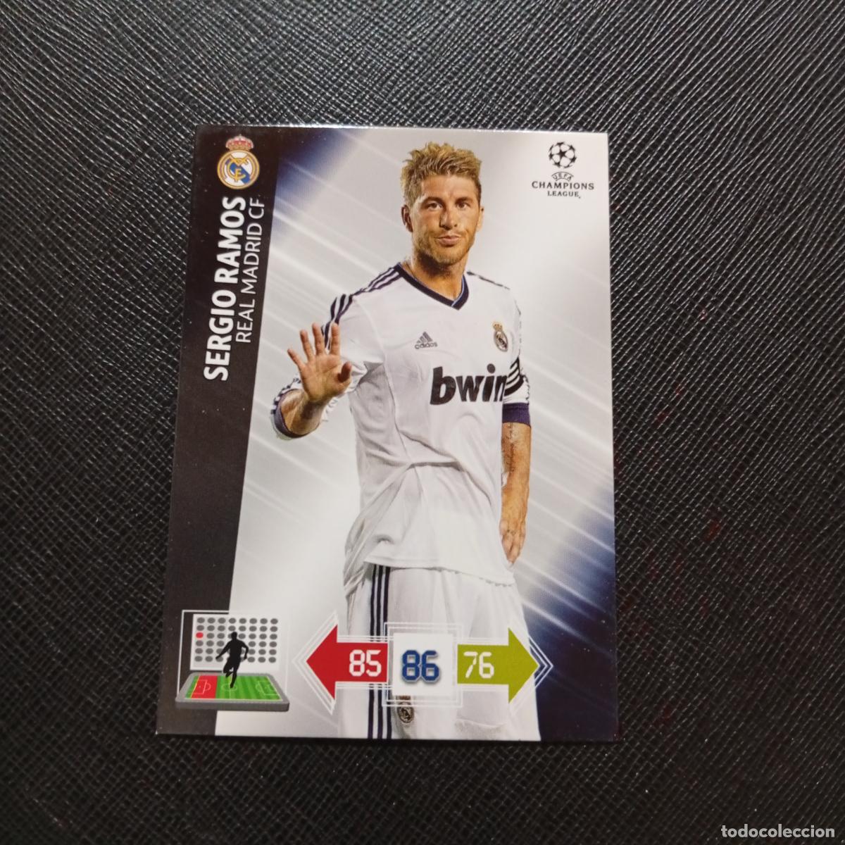 Cromos de f&uacute;tbol: SERGIO RAMOS REAL MADRID ADRENALYN CHAMPIONS LEAGUE 2012 2013 FUTBOL 12 13 - A188 PG442