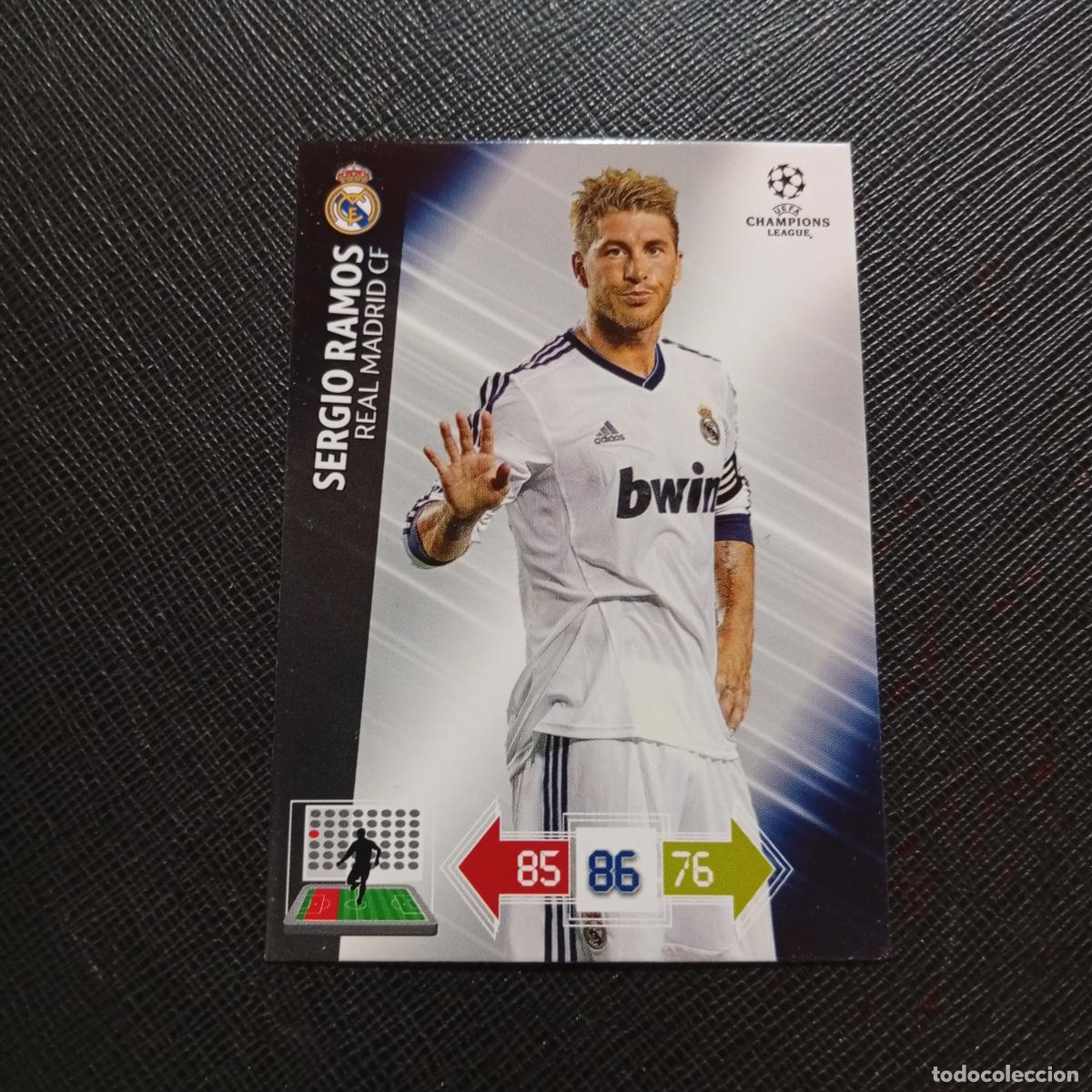 Fu&szlig;ball-Sticker: SERGIO RAMOS REAL MADRID ADRENALYN CHAMPIONS LEAGUE 2012 2013 FUTBOL 12 13 - A188 PG451 B