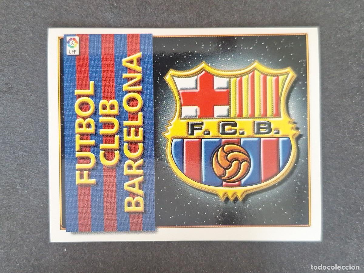 Fu&szlig;ball-Sticker: ESCUDO F. C. BARCELONA LIGA ESTE 1998 1999 98 99 NUNCA PEGADO SIN PEGAR