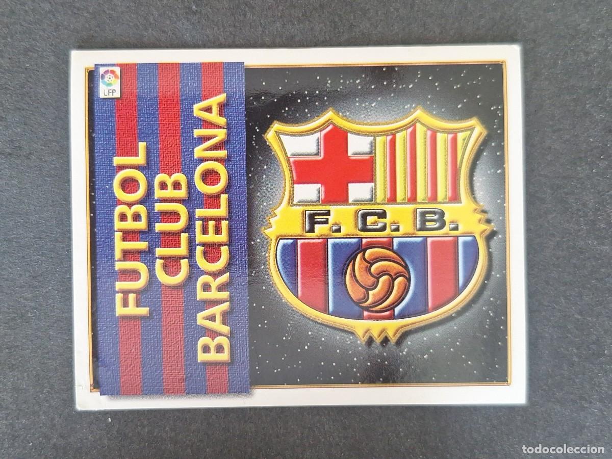 Fu&szlig;ball-Sticker: ESCUDO F. C. BARCELONA LIGA ESTE 1998 1999 98 99 NUNCA PEGADO SIN PEGAR
