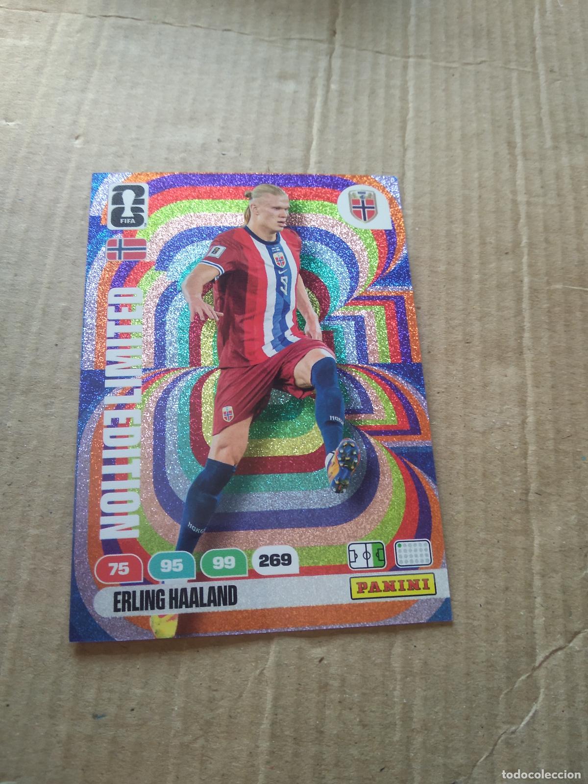 Fu&szlig;ball-Sticker: HAALAND NORUEGA EDICION LIMITADA CROMO FUTBOL PANINI ADRENALYN MUNDIAL 2026 WORLD CUP
