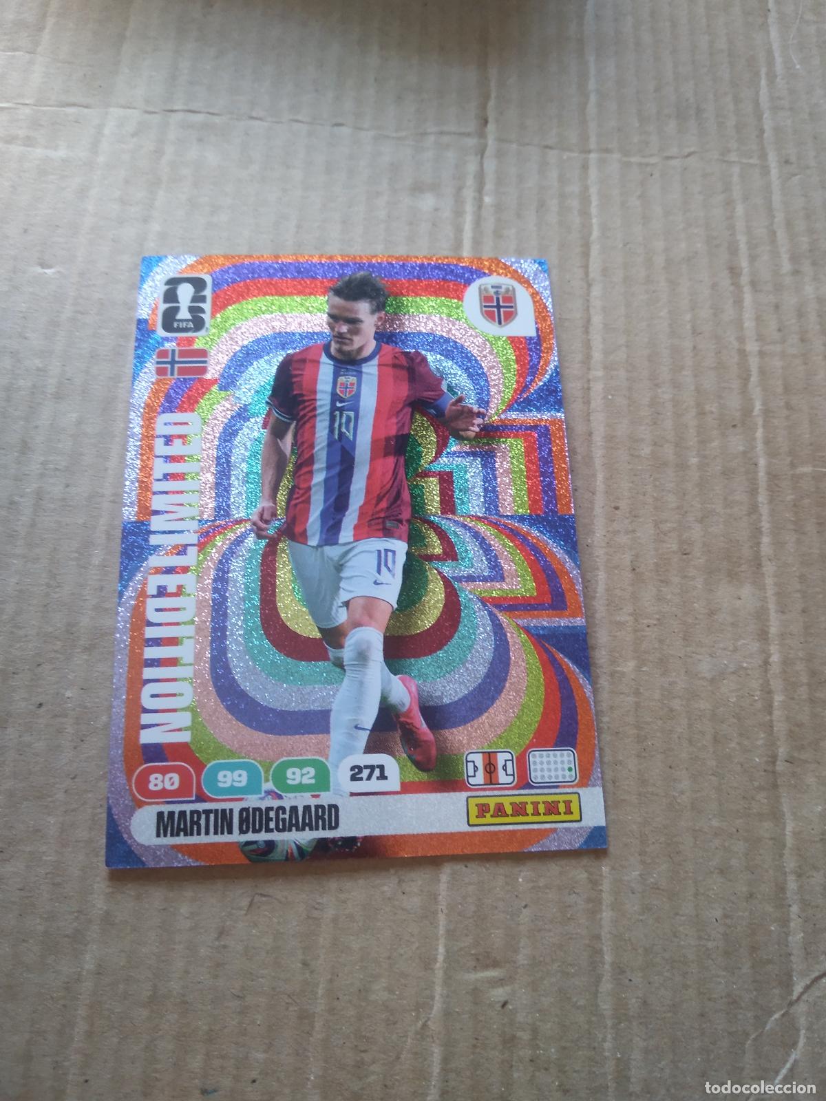 Fu&szlig;ball-Sticker: ODEGAARD NORUEGA EDICION LIMITADA CROMO FUTBOL PANINI ADRENALYN MUNDIAL 2026 WORLD CUP