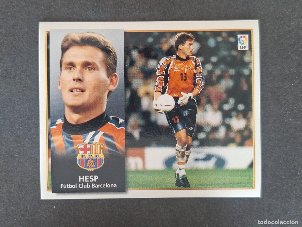 Fu&szlig;ball-Sticker: HESP F. C. BARCELONA LIGA ESTE 1998 1999 98 99 NUNCA PEGADO SIN PEGAR