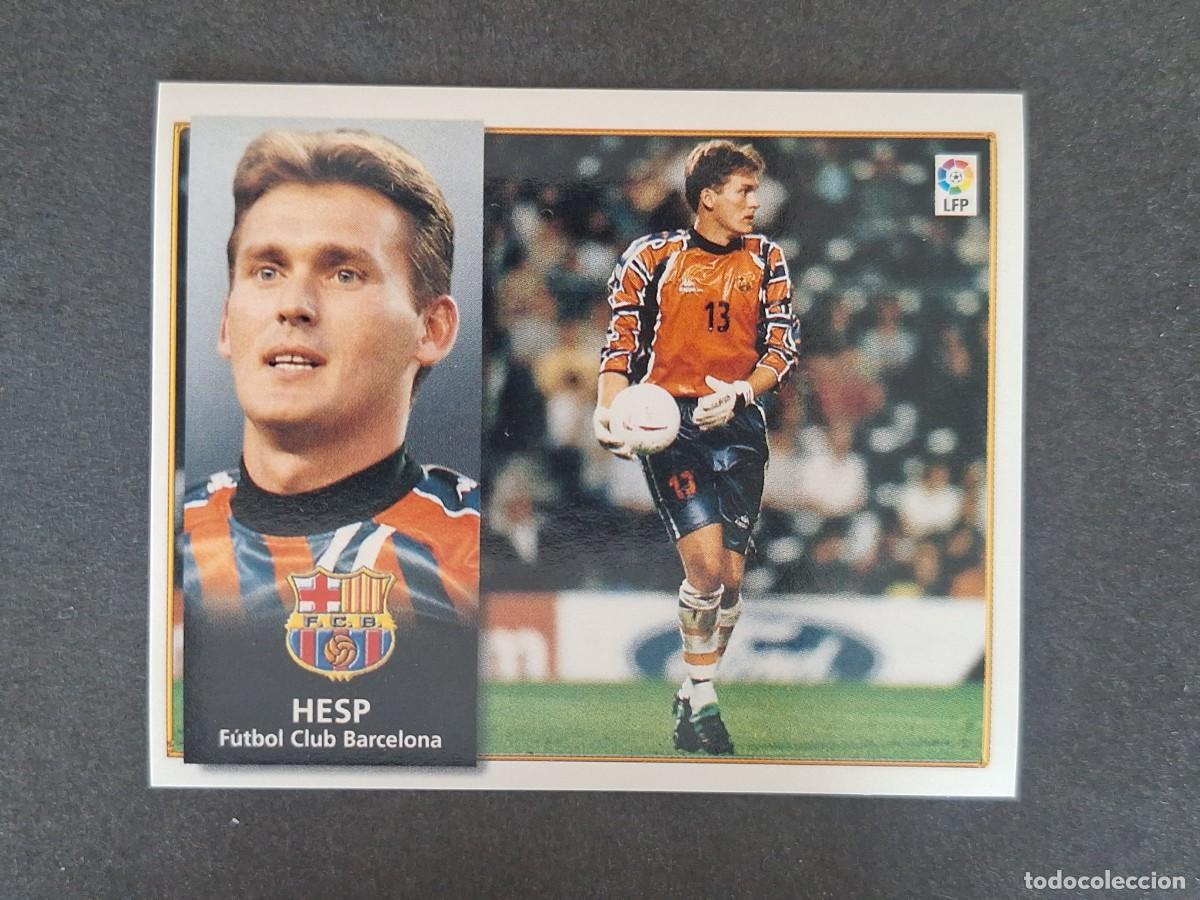 Fu&szlig;ball-Sticker: HESP F. C. BARCELONA LIGA ESTE 1998 1999 98 99 NUNCA PEGADO SIN PEGAR