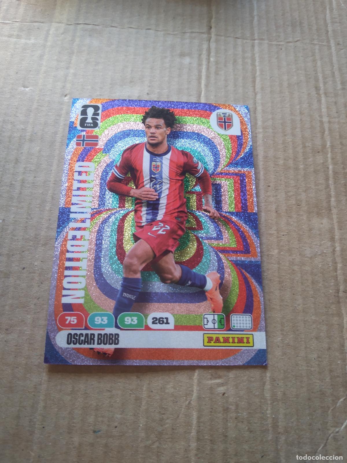 Fu&szlig;ball-Sticker: OSCAR BOBB NORUEGA EDICION LIMITADA CROMO FUTBOL PANINI ADRENALYN MUNDIAL 2026 WORLD CUP