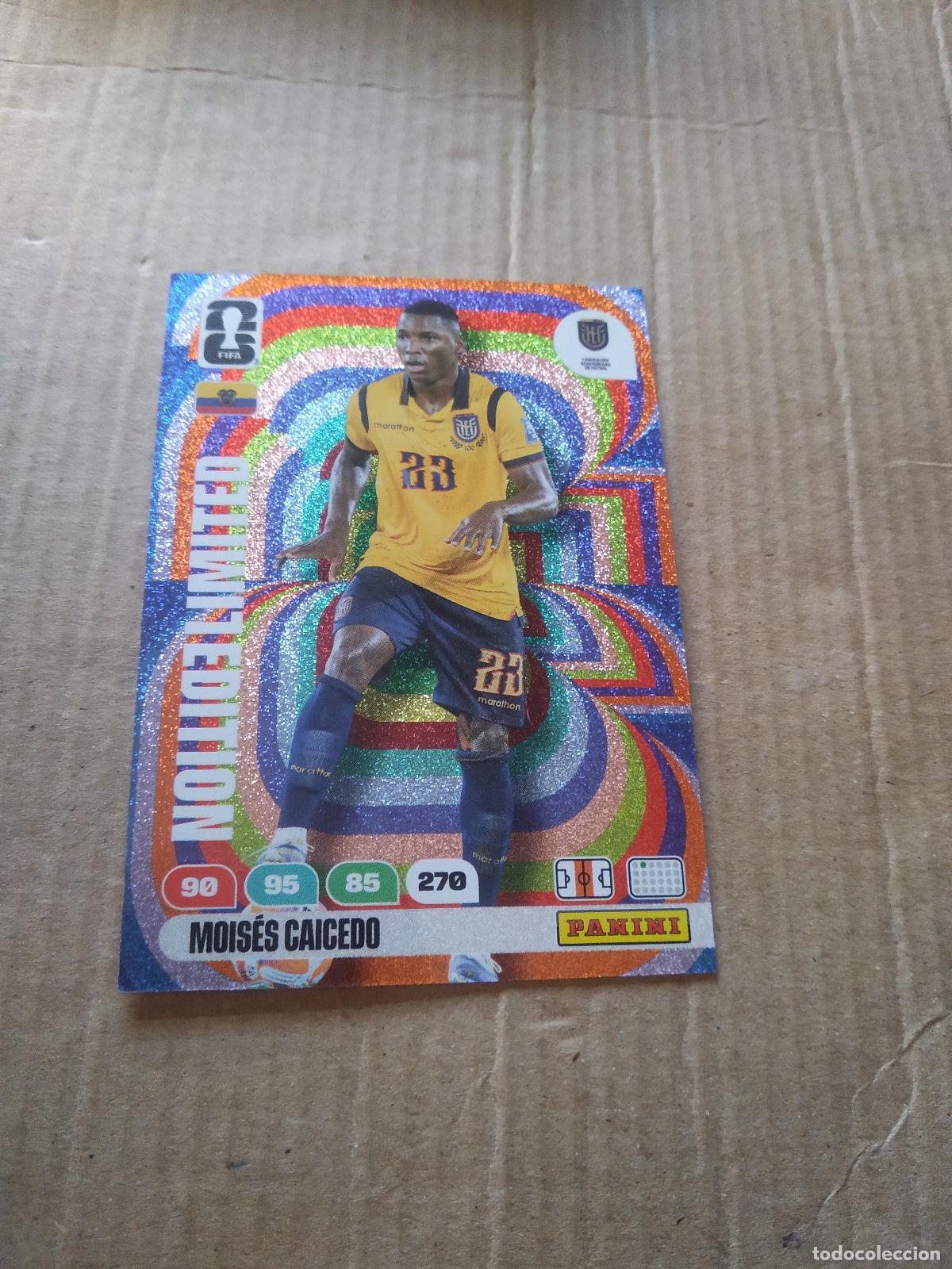 Cromos de Futebol: CAICEDO ECUADOR EDICION LIMITADA CROMO FUTBOL PANINI ADRENALYN MUNDIAL 2026 WORLD CUP