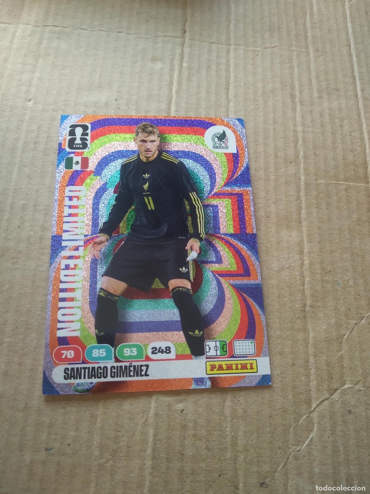 Cromos de Futebol: SANTIAGO GIMENEZ MEXICO EDICION LIMITADA CROMO FUTBOL PANINI ADRENALYN MUNDIAL 2026 WORLD CUP
