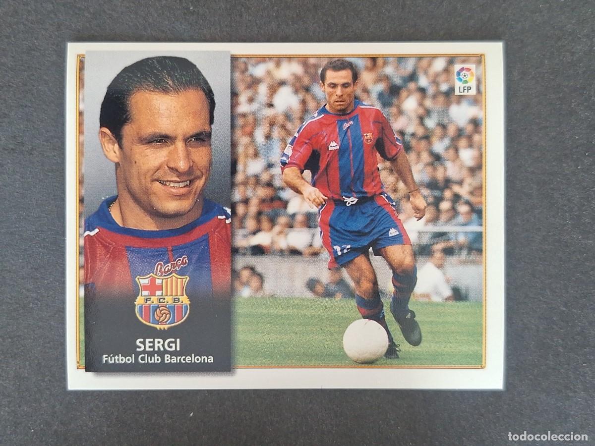 Cromos de Futebol: SERGI F. C. BARCELONA LIGA ESTE 1998 1999 98 99 NUNCA PEGADO SIN PEGAR
