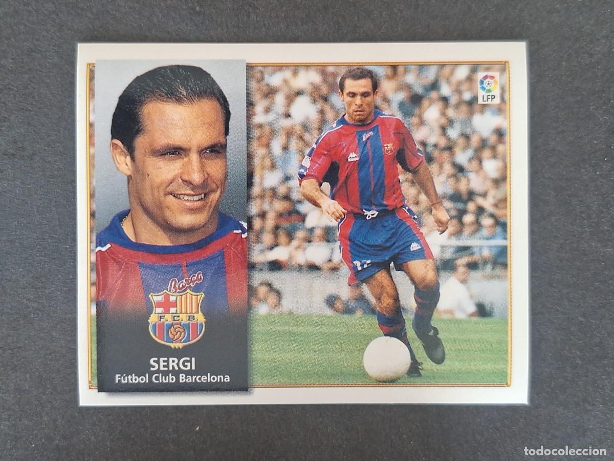 Cromos de Futebol: SERGI F. C. BARCELONA LIGA ESTE 1998 1999 98 99 NUNCA PEGADO SIN PEGAR