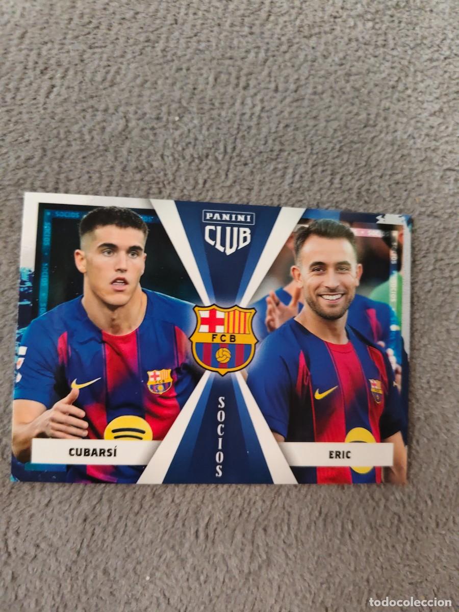Cromos de Futebol: 46 PANINI CLUB BARCELONA 25 26 CUBARS&Iacute; / ERIC SOCIOS 2025 2026