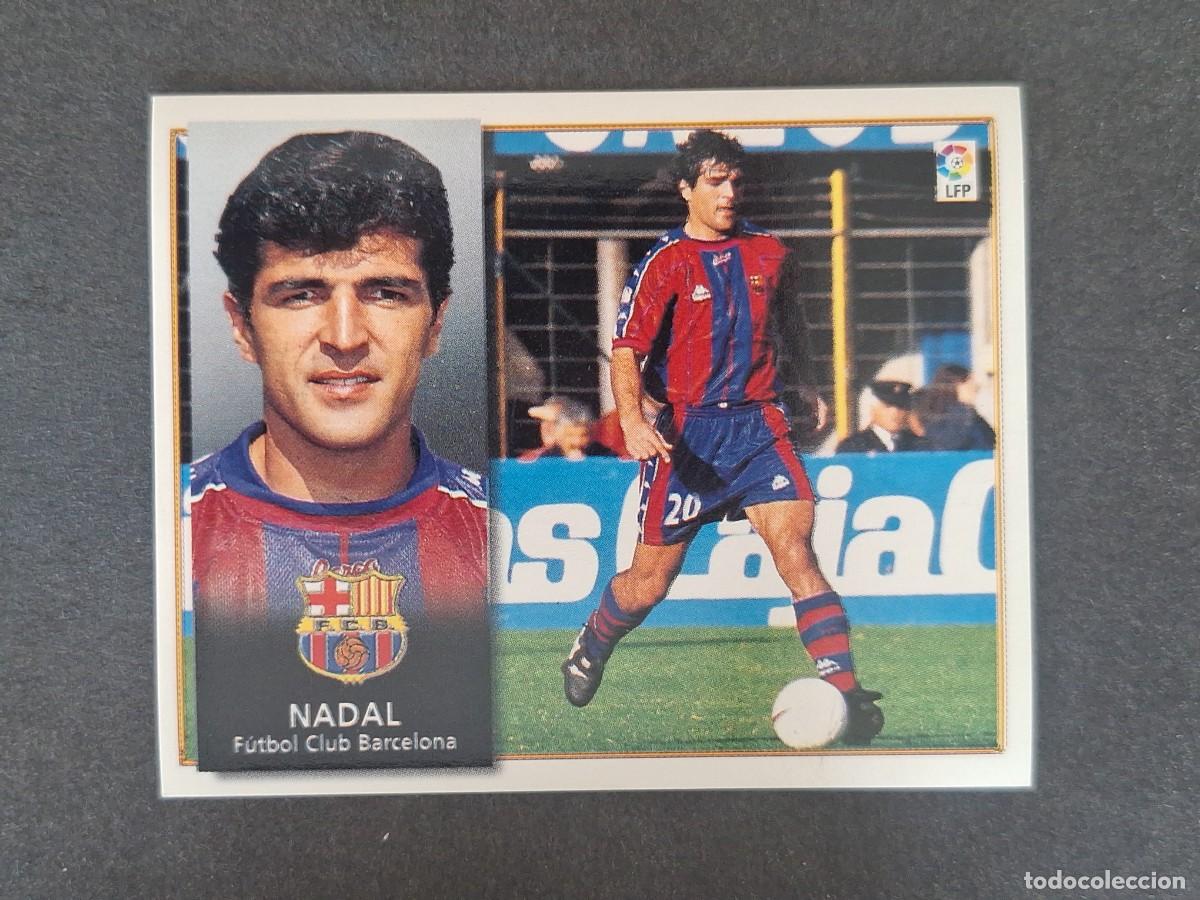 Fu&szlig;ball-Sticker: NADAL F. C. BARCELONA LIGA ESTE 1998 1999 98 99 NUNCA PEGADO SIN PEGAR