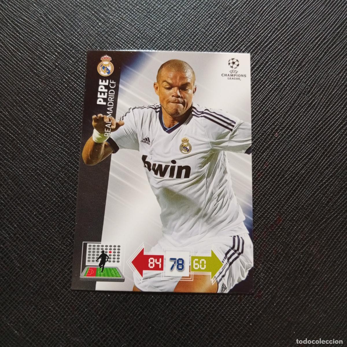 Cartes &agrave; collectionner de Football: PEPE REAL MADRID ADRENALYN CHAMPIONS LEAGUE 2012 2013 FUTBOL 12 13 - A188 PG451