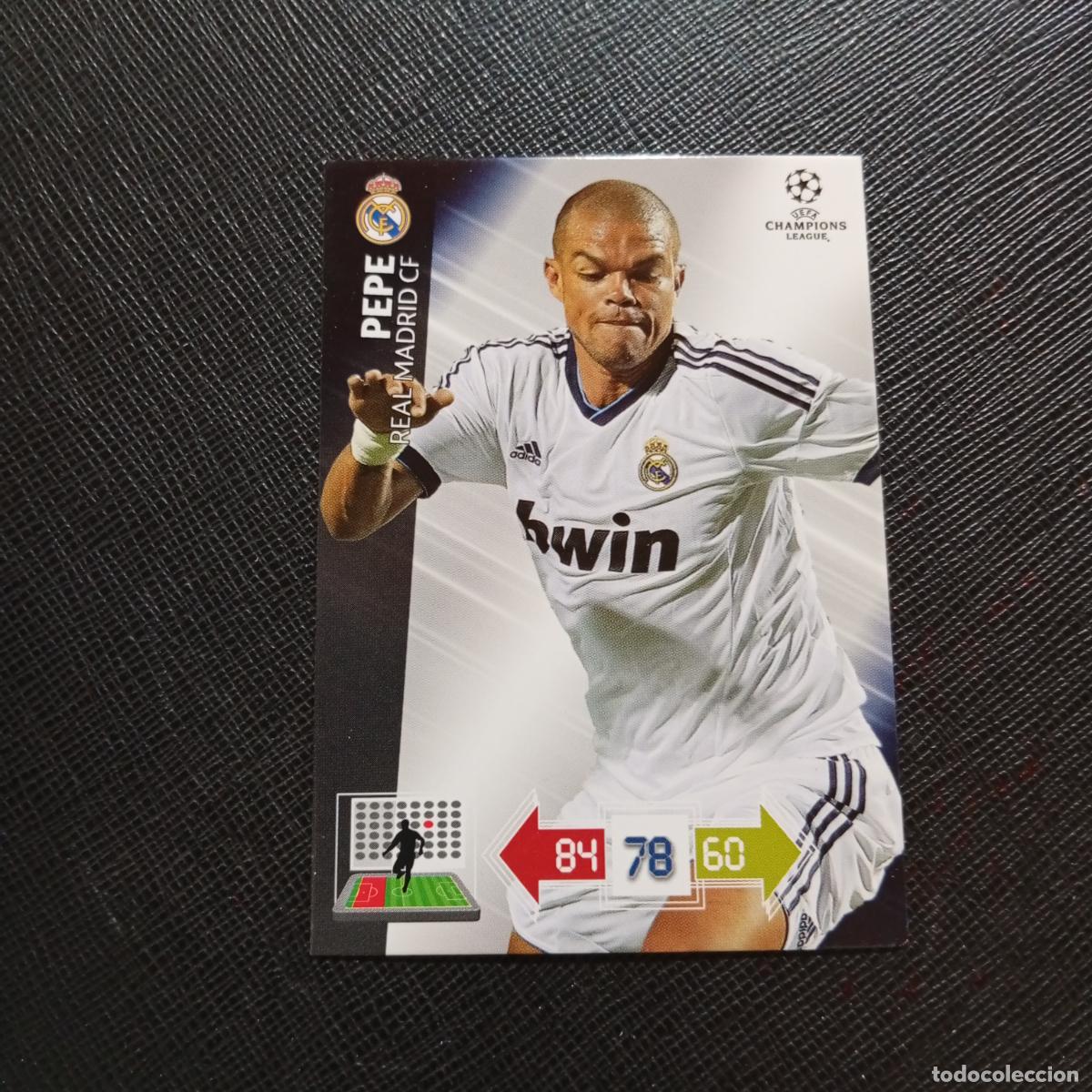 Cartes &agrave; collectionner de Football: PEPE REAL MADRID ADRENALYN CHAMPIONS LEAGUE 2012 2013 FUTBOL 12 13 - A188 PG451 B