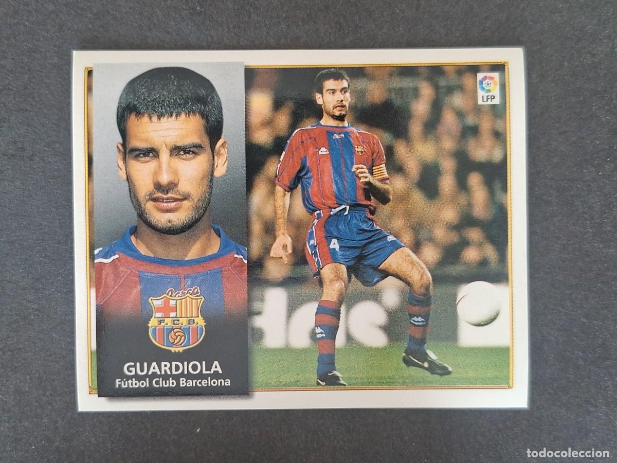 Cartes &agrave; collectionner de Football: GUARDIOLA F. C. BARCELONA LIGA ESTE 1998 1999 98 99 NUNCA PEGADO SIN PEGAR