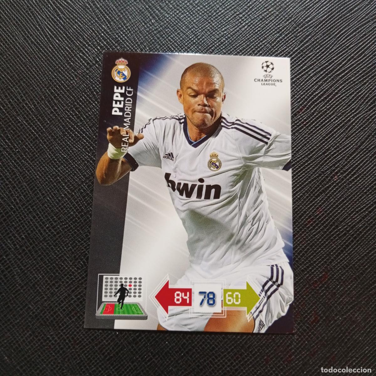 Cartes &agrave; collectionner de Football: PEPE REAL MADRID ADRENALYN CHAMPIONS LEAGUE 2012 2013 FUTBOL 12 13 - A188 PG397 B