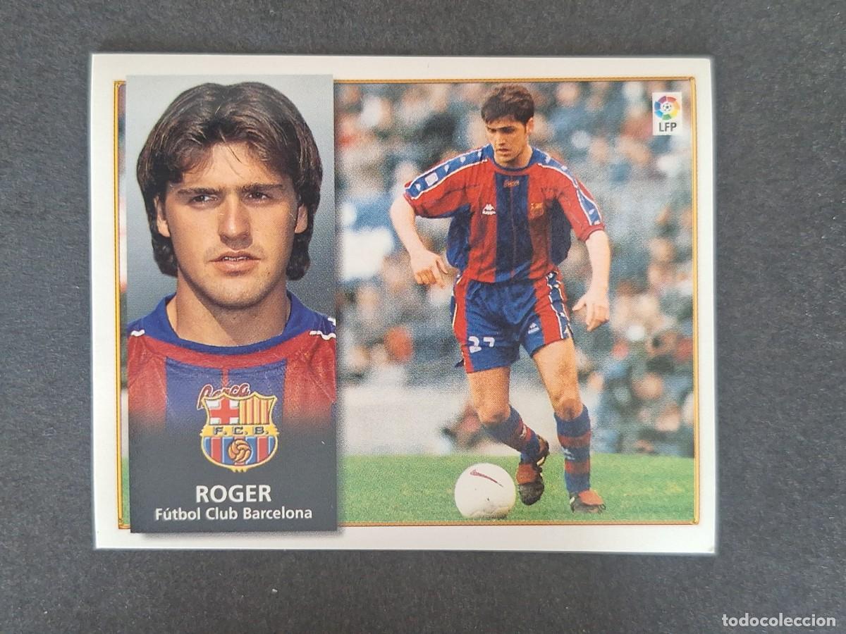 Cartes &agrave; collectionner de Football: ROGER F. C. BARCELONA LIGA ESTE 1998 1999 98 99 NUNCA PEGADO SIN PEGAR