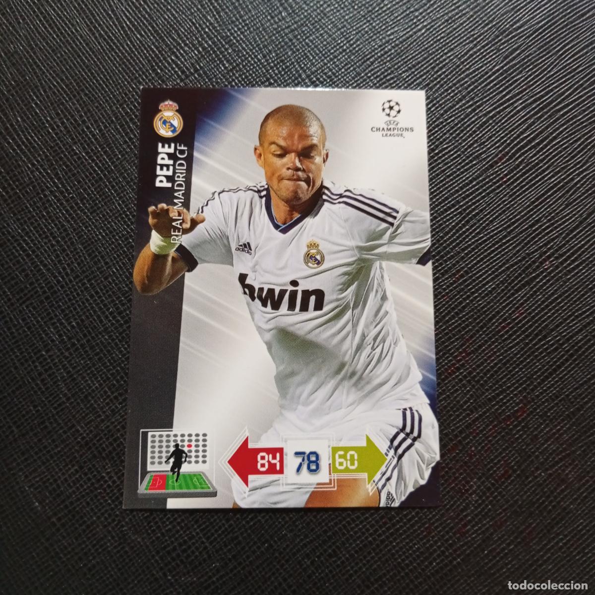 Cartes &agrave; collectionner de Football: PEPE REAL MADRID ADRENALYN CHAMPIONS LEAGUE 2012 2013 FUTBOL 12 13 - A188 PG406