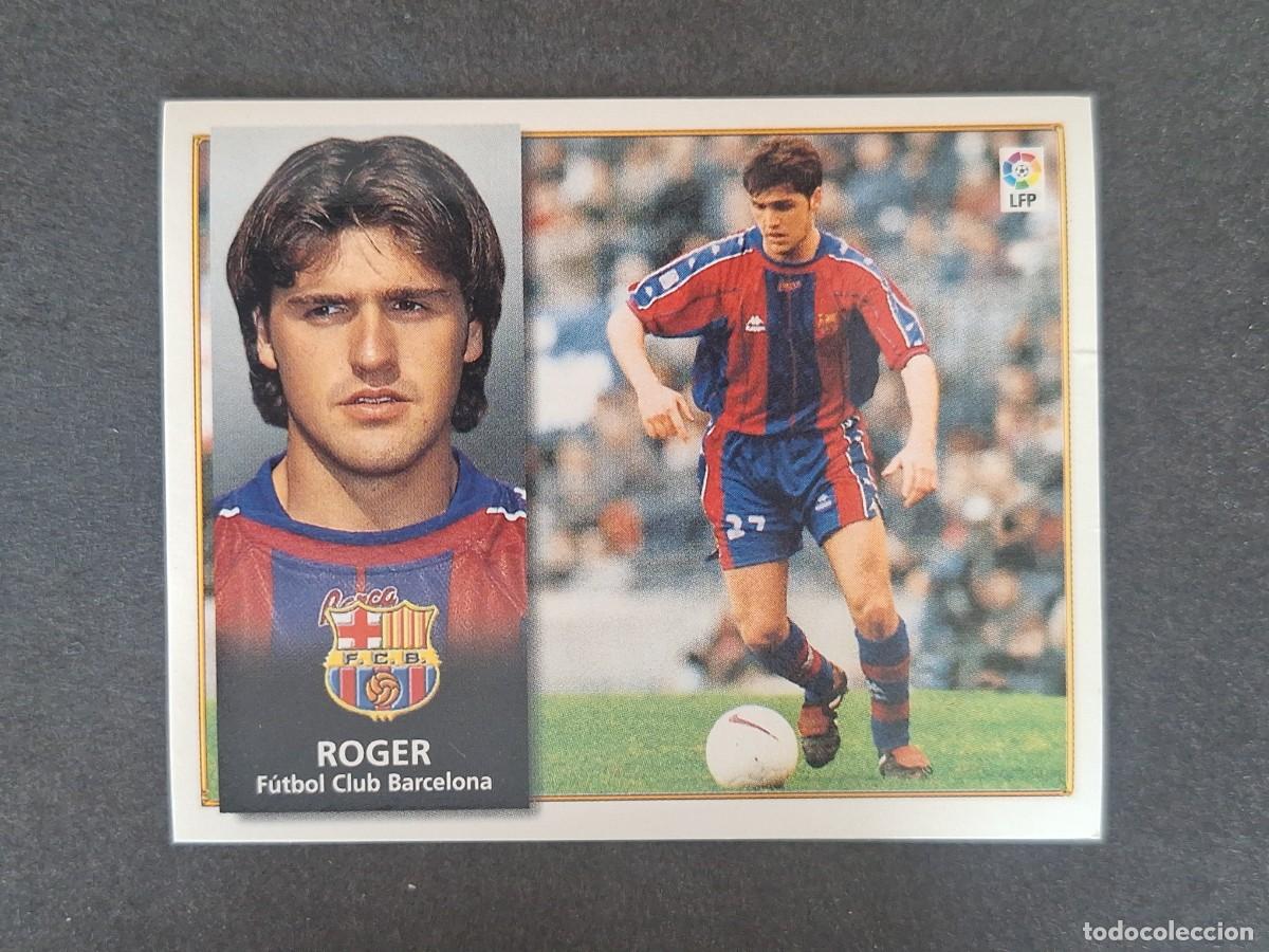 Cartes &agrave; collectionner de Football: ROGER F. C. BARCELONA LIGA ESTE 1998 1999 98 99 NUNCA PEGADO SIN PEGAR