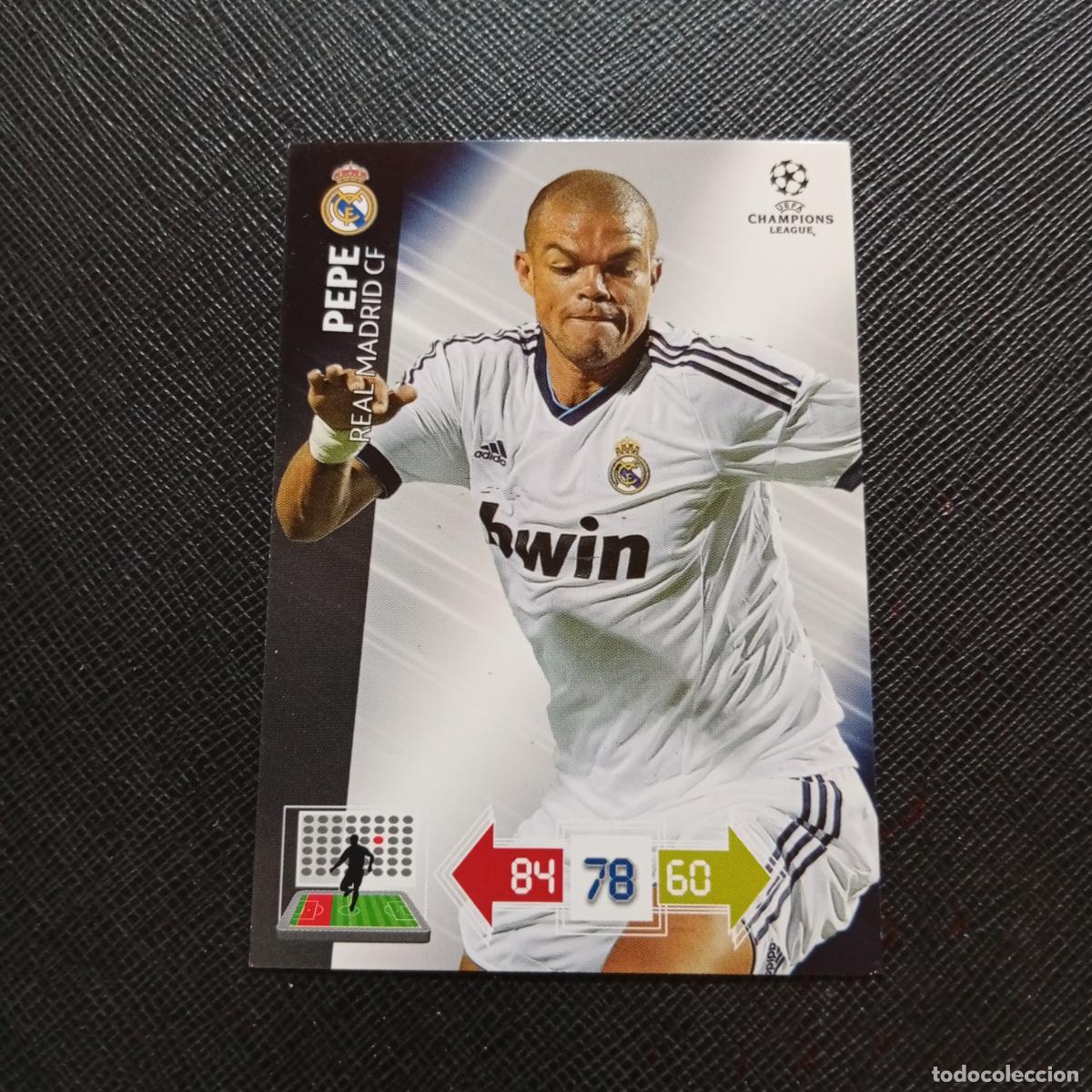 Cartes &agrave; collectionner de Football: PEPE REAL MADRID ADRENALYN CHAMPIONS LEAGUE 2012 2013 FUTBOL 12 13 - A188 PG406 B