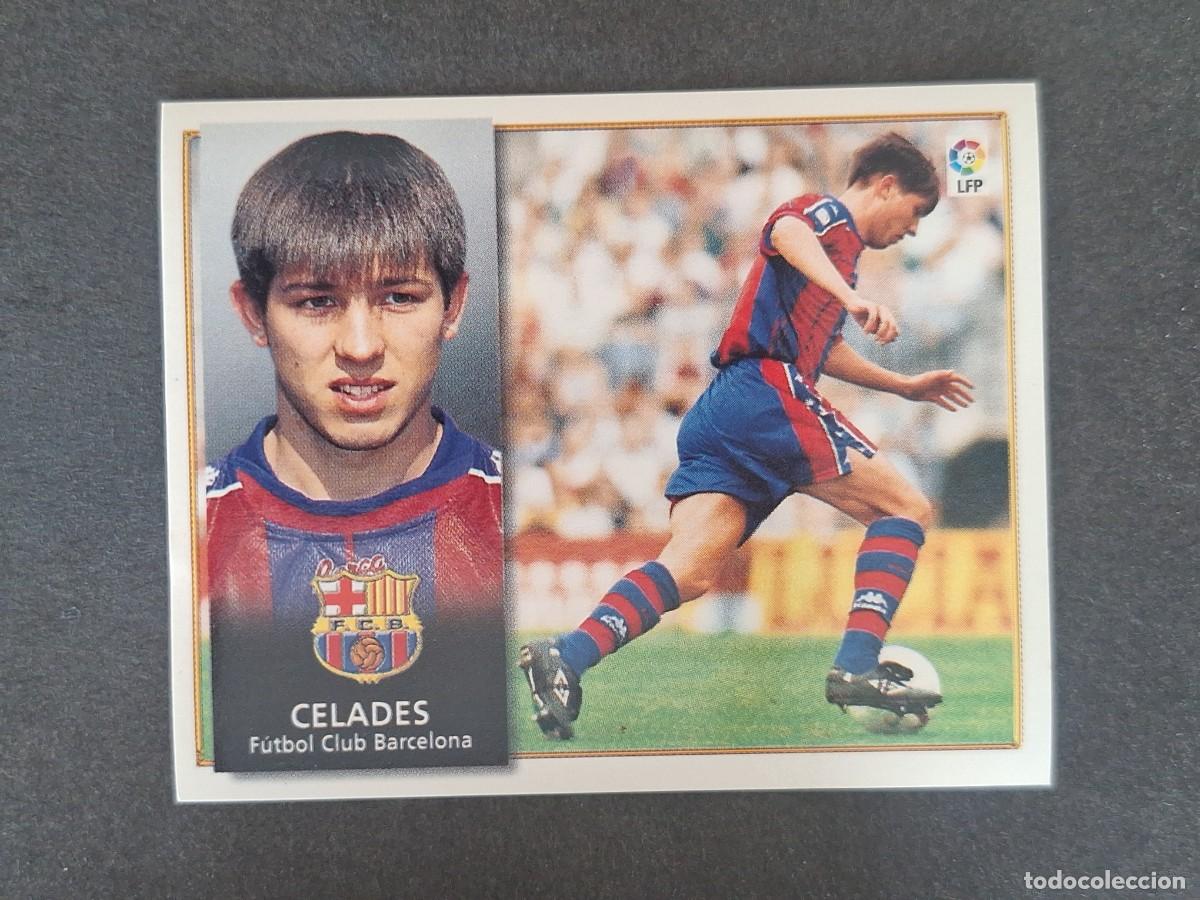 Cartes &agrave; collectionner de Football: CELADES F. C. BARCELONA LIGA ESTE 1998 1999 98 99 NUNCA PEGADO SIN PEGAR