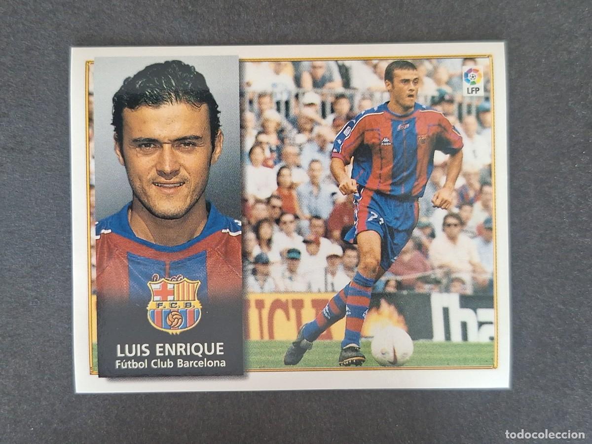 Cartes &agrave; collectionner de Football: LUIS ENRIQUE F. C. BARCELONA LIGA ESTE 1998 1999 98 99 NUNCA PEGADO SIN PEGAR