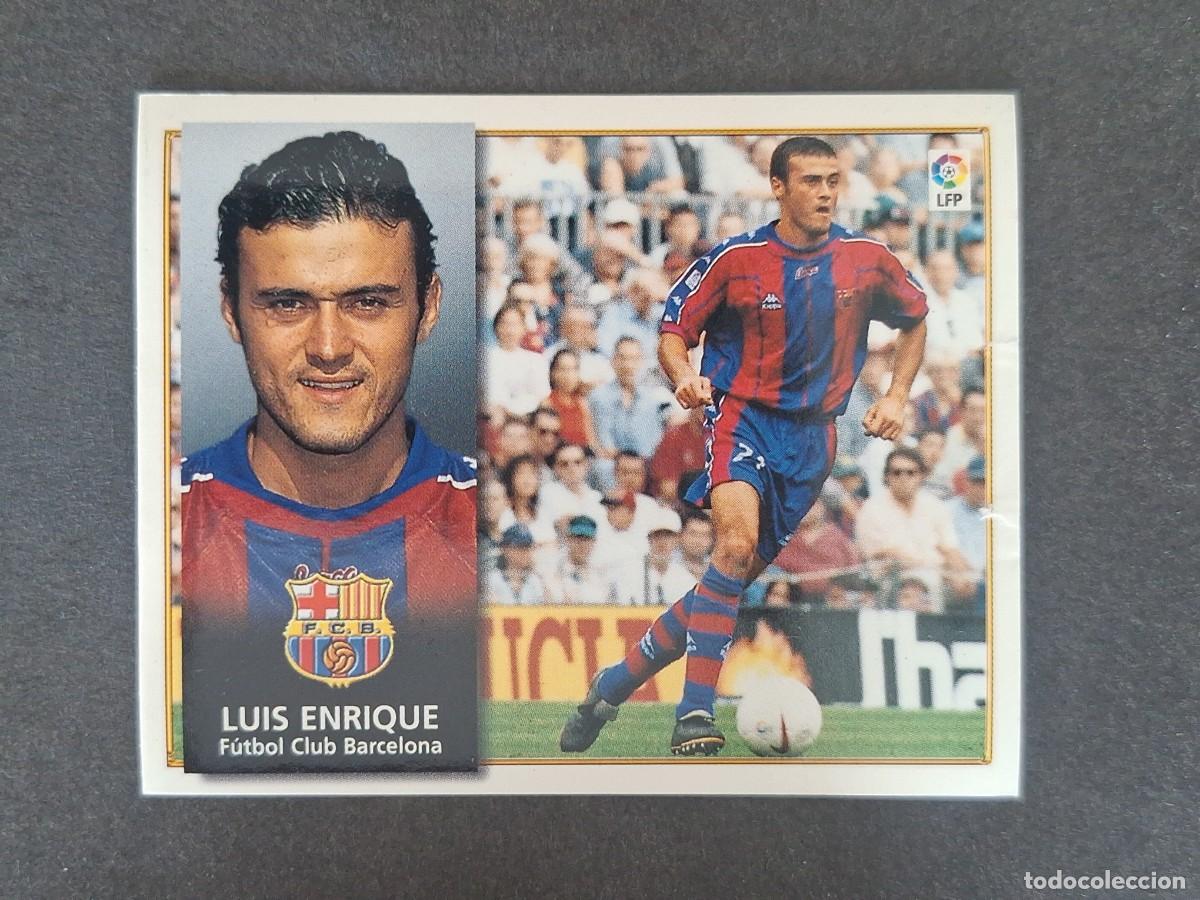 Cartes &agrave; collectionner de Football: LUIS ENRIQUE F. C. BARCELONA LIGA ESTE 1998 1999 98 99 NUNCA PEGADO SIN PEGAR