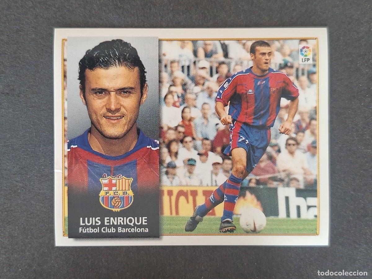 Cartes &agrave; collectionner de Football: LUIS ENRIQUE F. C. BARCELONA LIGA ESTE 1998 1999 98 99 NUNCA PEGADO SIN PEGAR