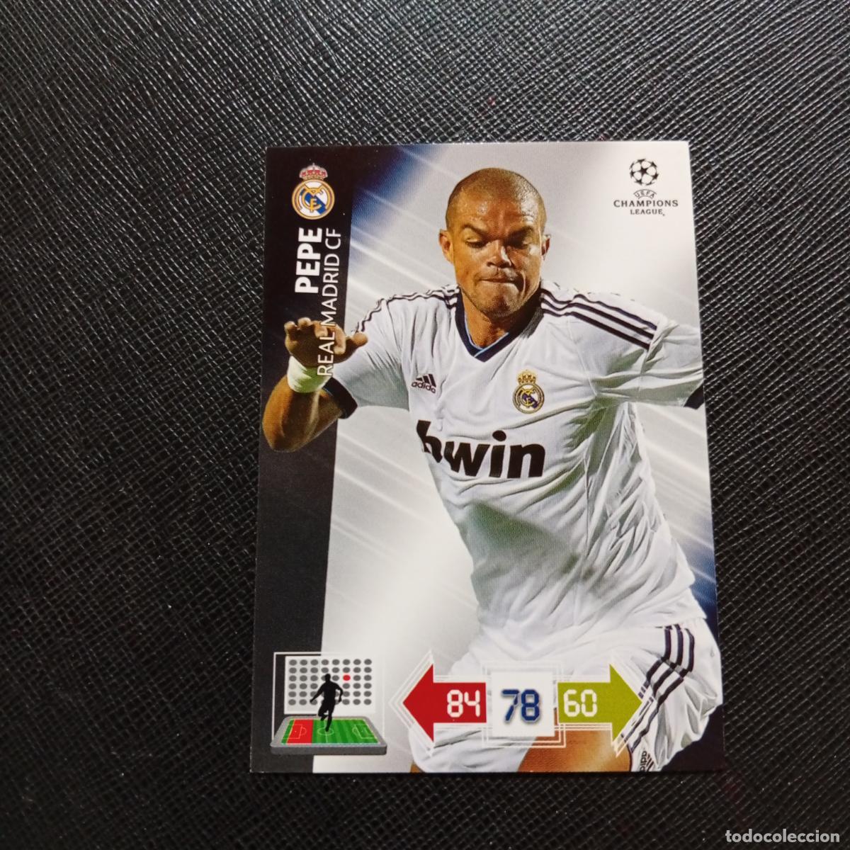 Cartes &agrave; collectionner de Football: PEPE REAL MADRID ADRENALYN CHAMPIONS LEAGUE 2012 2013 FUTBOL 12 13 - A188 PG415 B