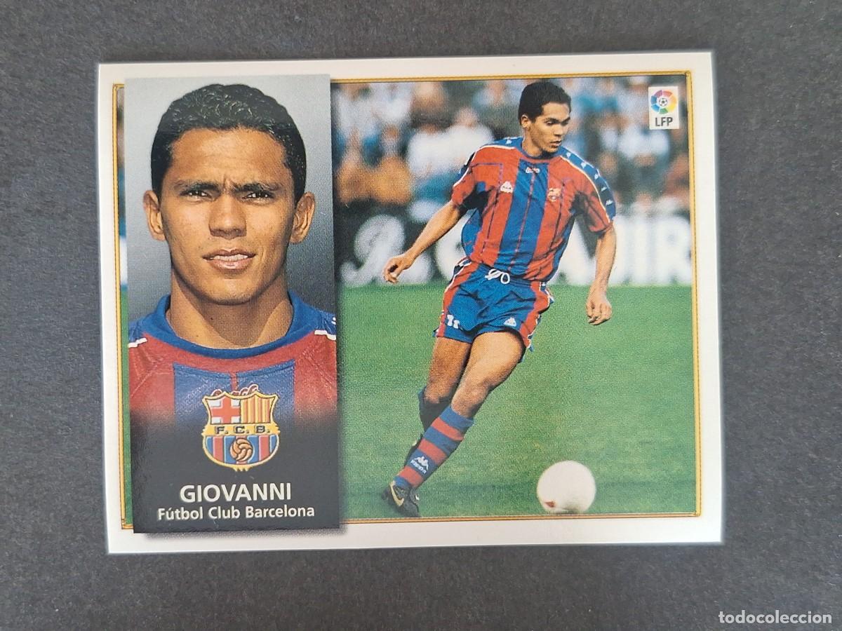 Cartes &agrave; collectionner de Football: GIOVANNI F. C. BARCELONA LIGA ESTE 1998 1999 98 99 NUNCA PEGADO SIN PEGAR