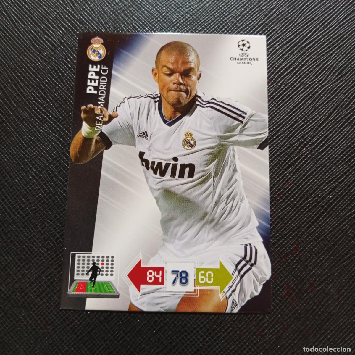 Cartes &agrave; collectionner de Football: PEPE REAL MADRID ADRENALYN CHAMPIONS LEAGUE 2012 2013 FUTBOL 12 13 - A188 PG424