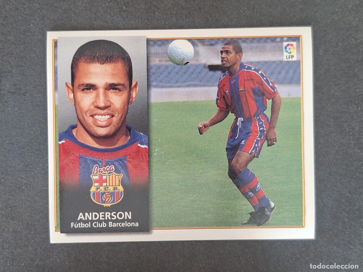 Cromos de Futebol: ANDERSON F. C. BARCELONA LIGA ESTE 1998 1999 98 99 NUNCA PEGADO SIN PEGAR