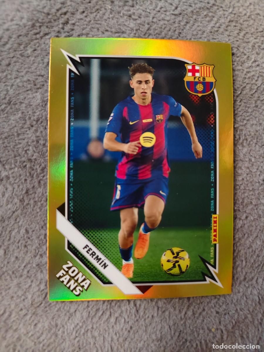 Figurine di Calcio: KO39 PANINI CLUB BARCELONA 25 26 FERM&Iacute;N ZONA FANS GOLD KROMIX 2025 2026