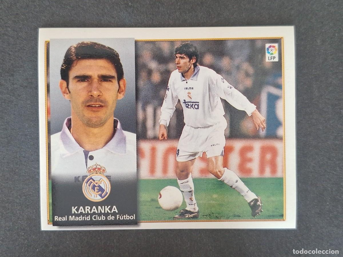 Figurine di Calcio: KARANKA REAL MADRID LIGA ESTE 1998 1999 98 99 NUNCA PEGADO SIN PEGAR