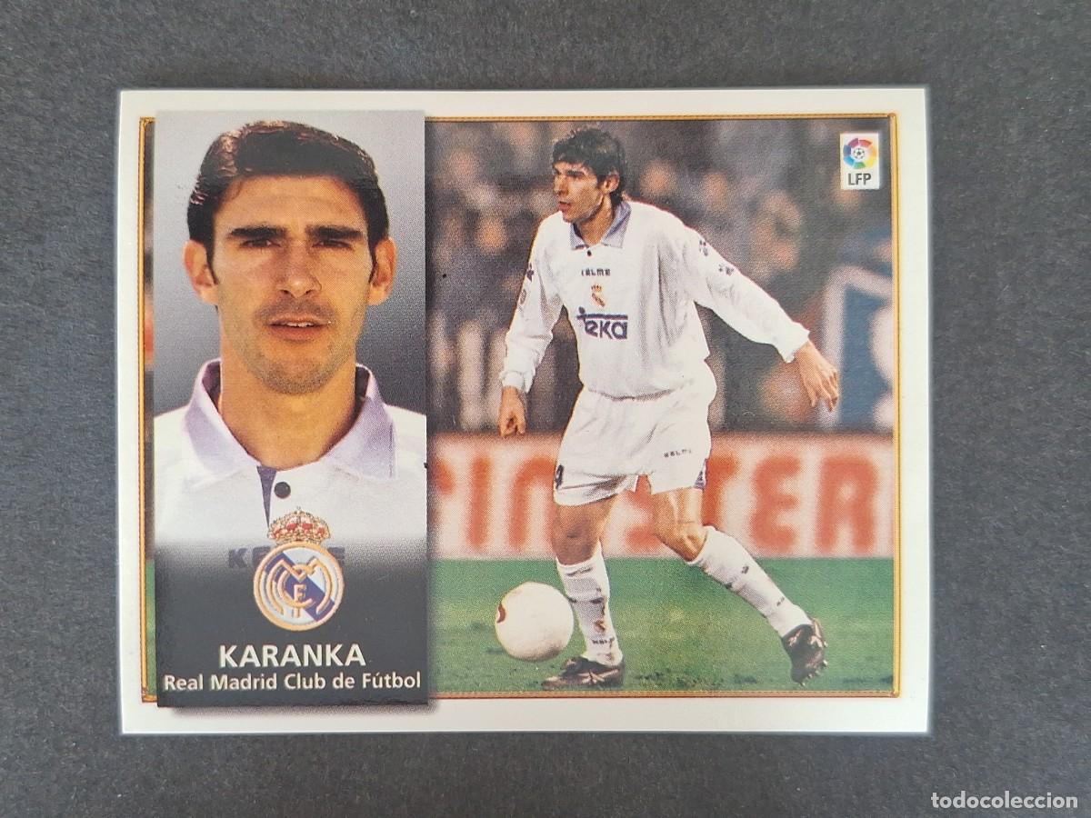Figurine di Calcio: KARANKA REAL MADRID LIGA ESTE 1998 1999 98 99 NUNCA PEGADO SIN PEGAR