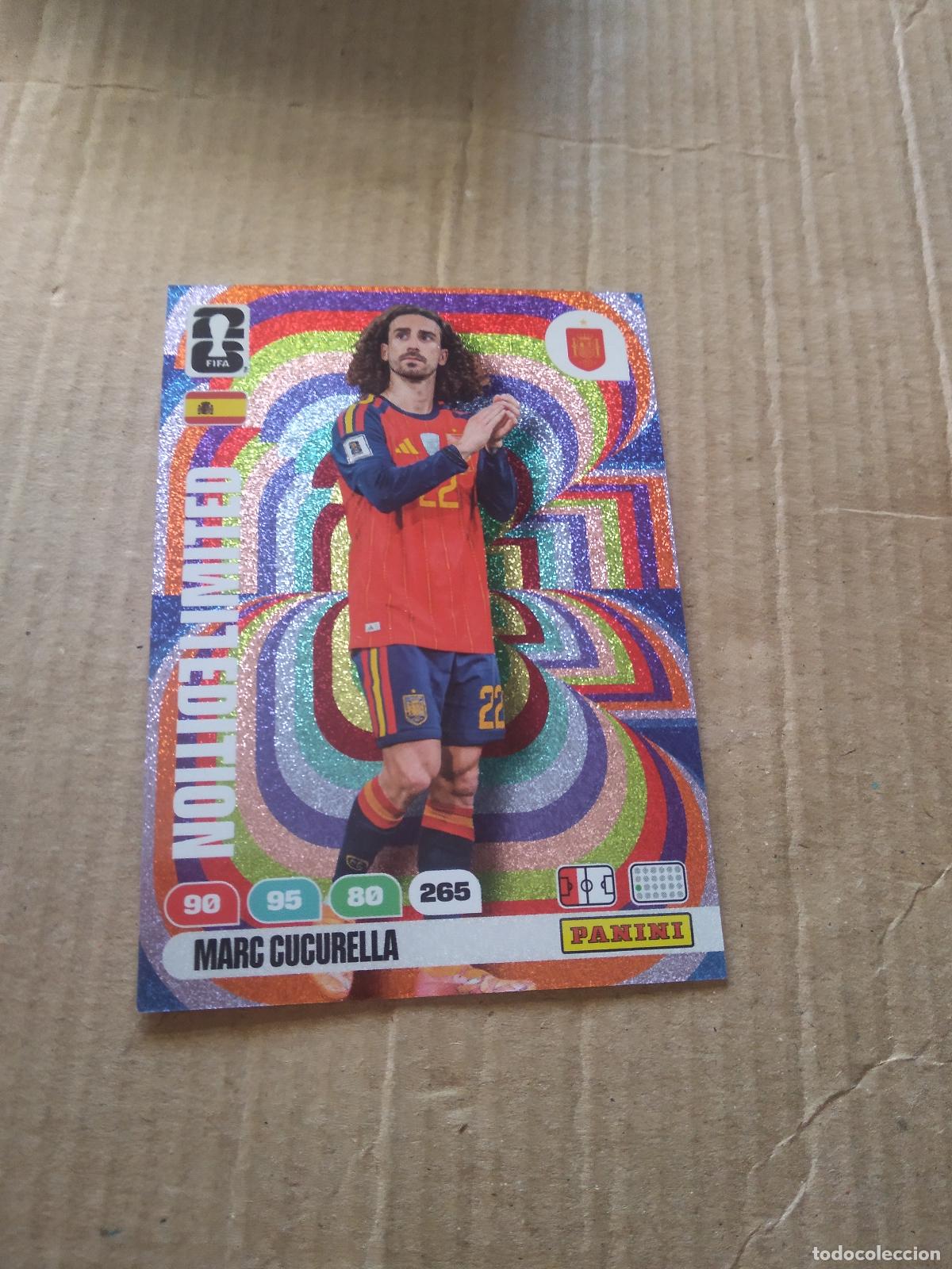 Cromos de f&uacute;tbol: MARC CUCURELLA ESPA&Ntilde;A EDICION LIMITADA CROMO FUTBOL PANINI ADRENALYN MUNDIAL 2026 WORLD CUP