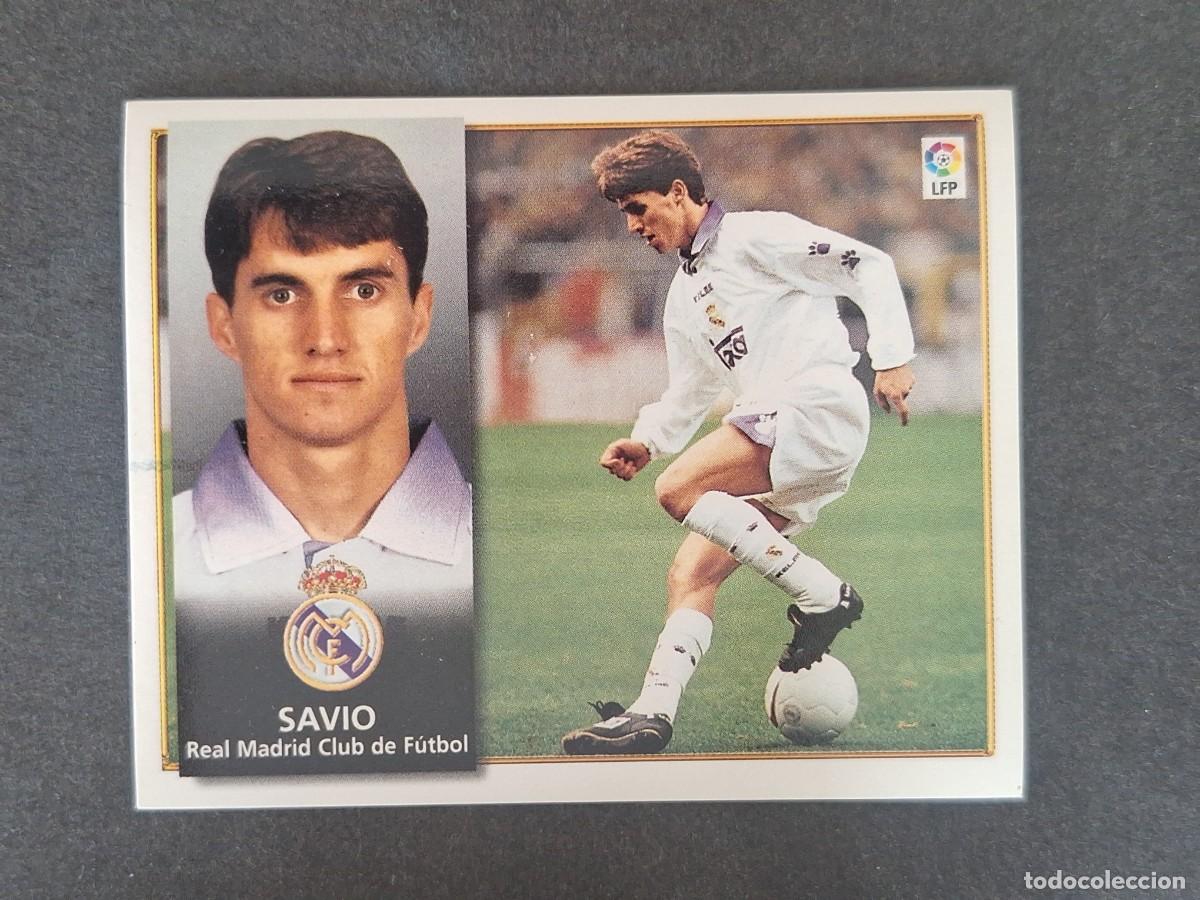 Cromos de f&uacute;tbol: SAVIO REAL MADRID LIGA ESTE 1998 1999 98 99 NUNCA PEGADO SIN PEGAR