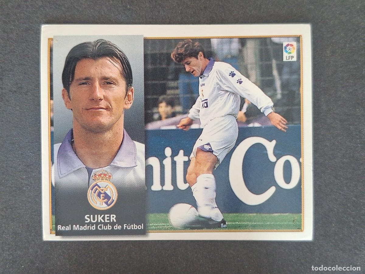 Cromos de f&uacute;tbol: SUKER REAL MADRID LIGA ESTE 1998 1999 98 99 NUNCA PEGADO SIN PEGAR
