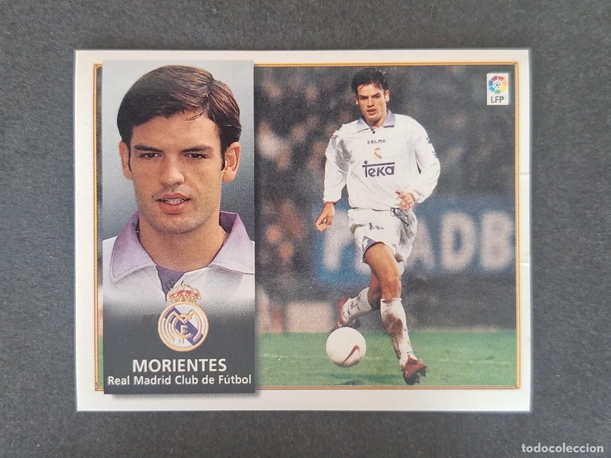 Cromos de f&uacute;tbol: MORIENTES REAL MADRID LIGA ESTE 1998 1999 98 99 NUNCA PEGADO SIN PEGAR