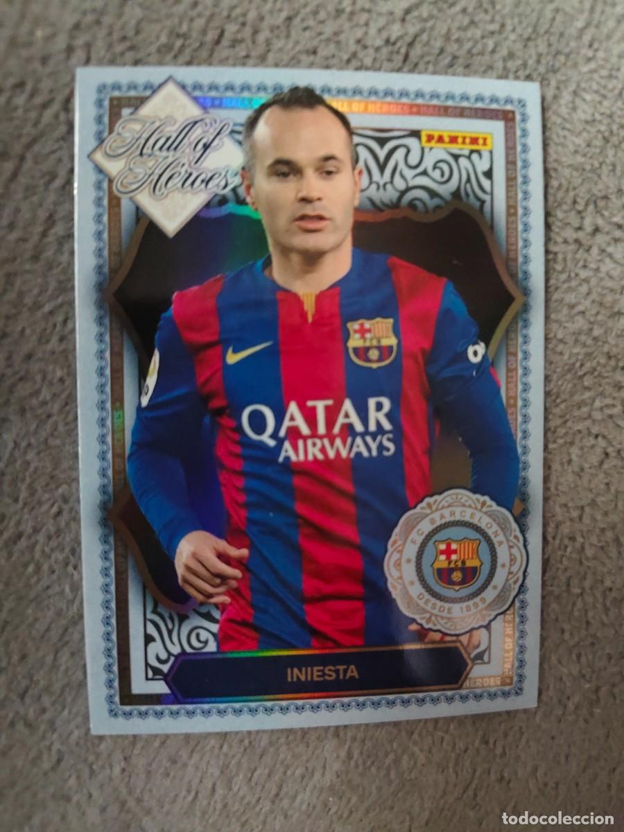 Cromos de f&uacute;tbol: HH8 PANINI CLUB BARCELONA 25 26 INIESTA HALL OF H&Eacute;ROES 2025 2026
