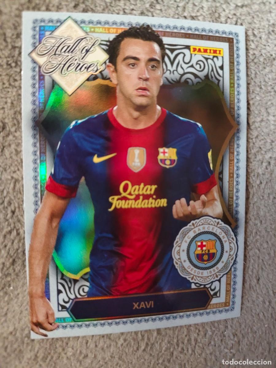 Cromos de f&uacute;tbol: HH9 PANINI CLUB BARCELONA 25 26 XAVI HALL OF H&Eacute;ROES 2025 2026