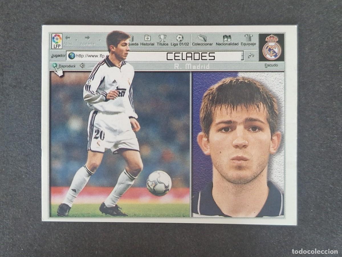 Fu&szlig;ball-Sticker: CELADES REAL MADRID LIGA ESTE 2001 2002 01 02 NUNCA PEGADO SIN PEGAR