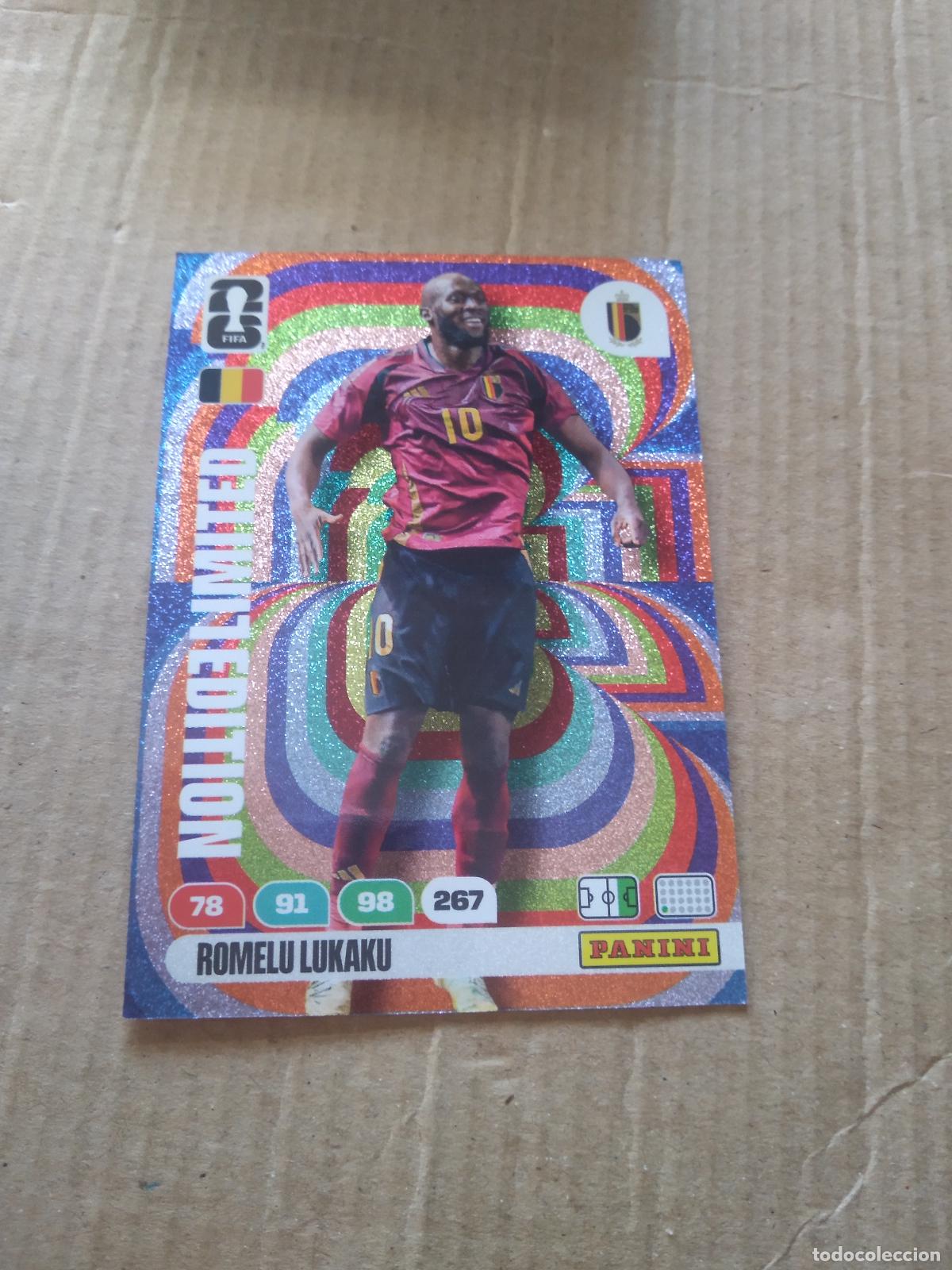 Fu&szlig;ball-Sticker: LUKAKU BELGICA EDICION LIMITADA CROMO FUTBOL PANINI ADRENALYN MUNDIAL 2026 WORLD CUP