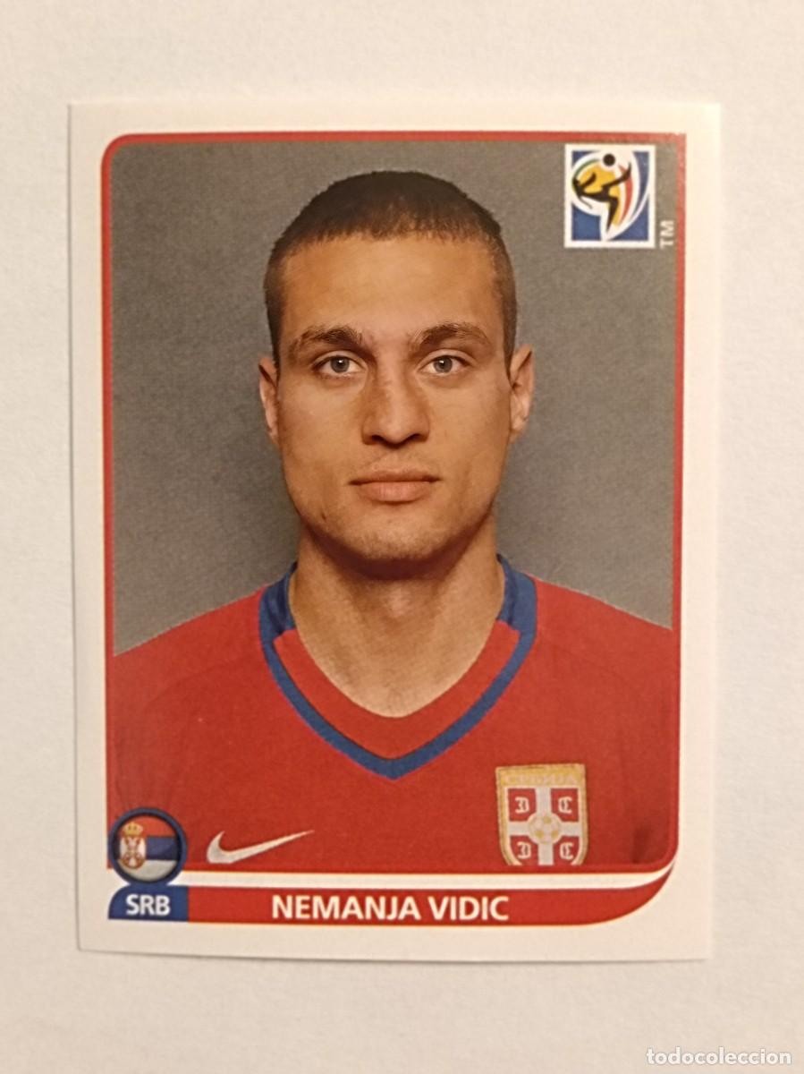 Fu&szlig;ball-Sticker: #299 NEMANJA VIDIC (SERBIA) MUNDIAL SUDAFRICA 2010 PANINI