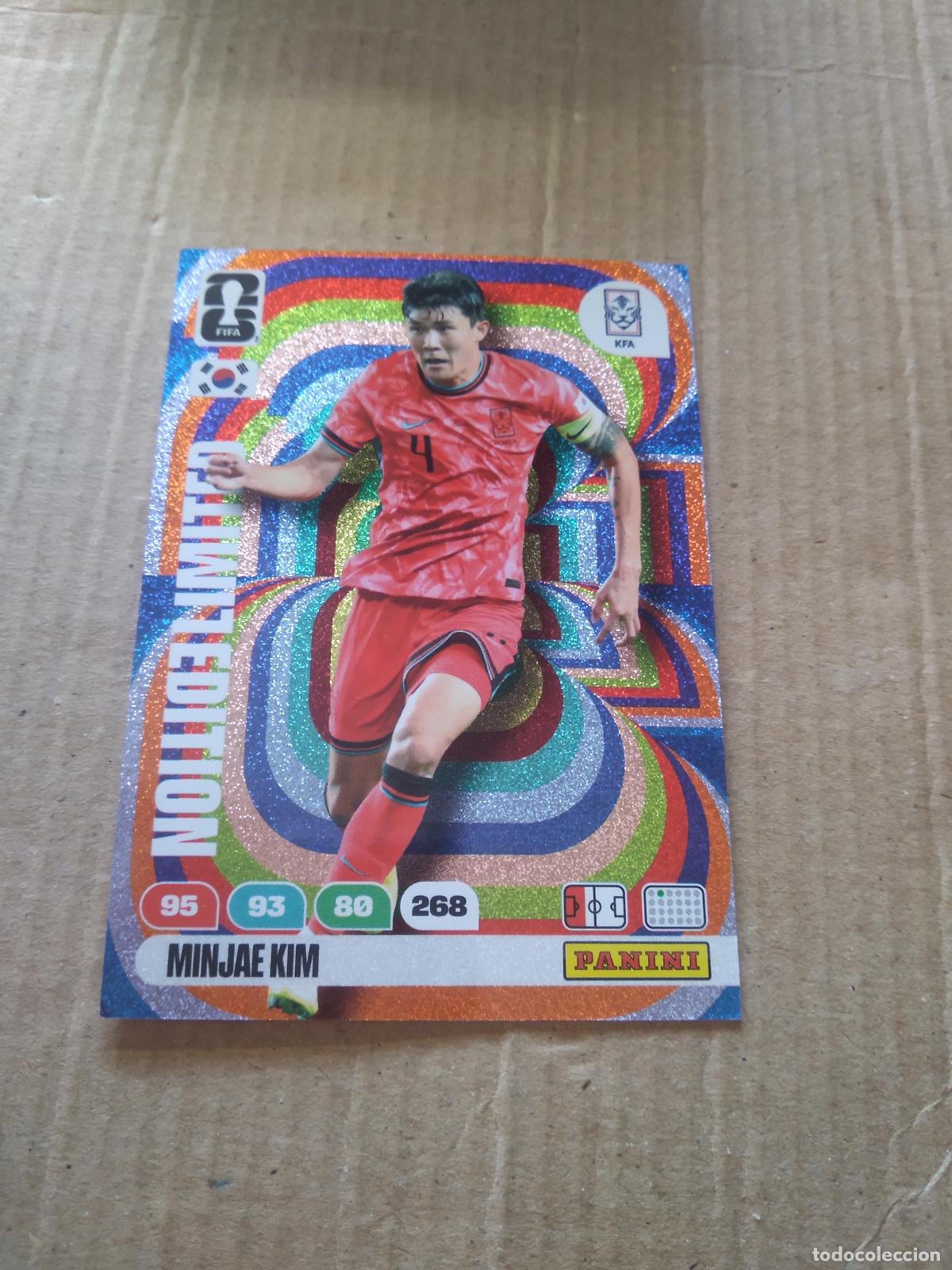 Fu&szlig;ball-Sticker: MINJAE KIM EDICION LIMITADA CROMO FUTBOL PANINI ADRENALYN MUNDIAL 2026 WORLD CUP
