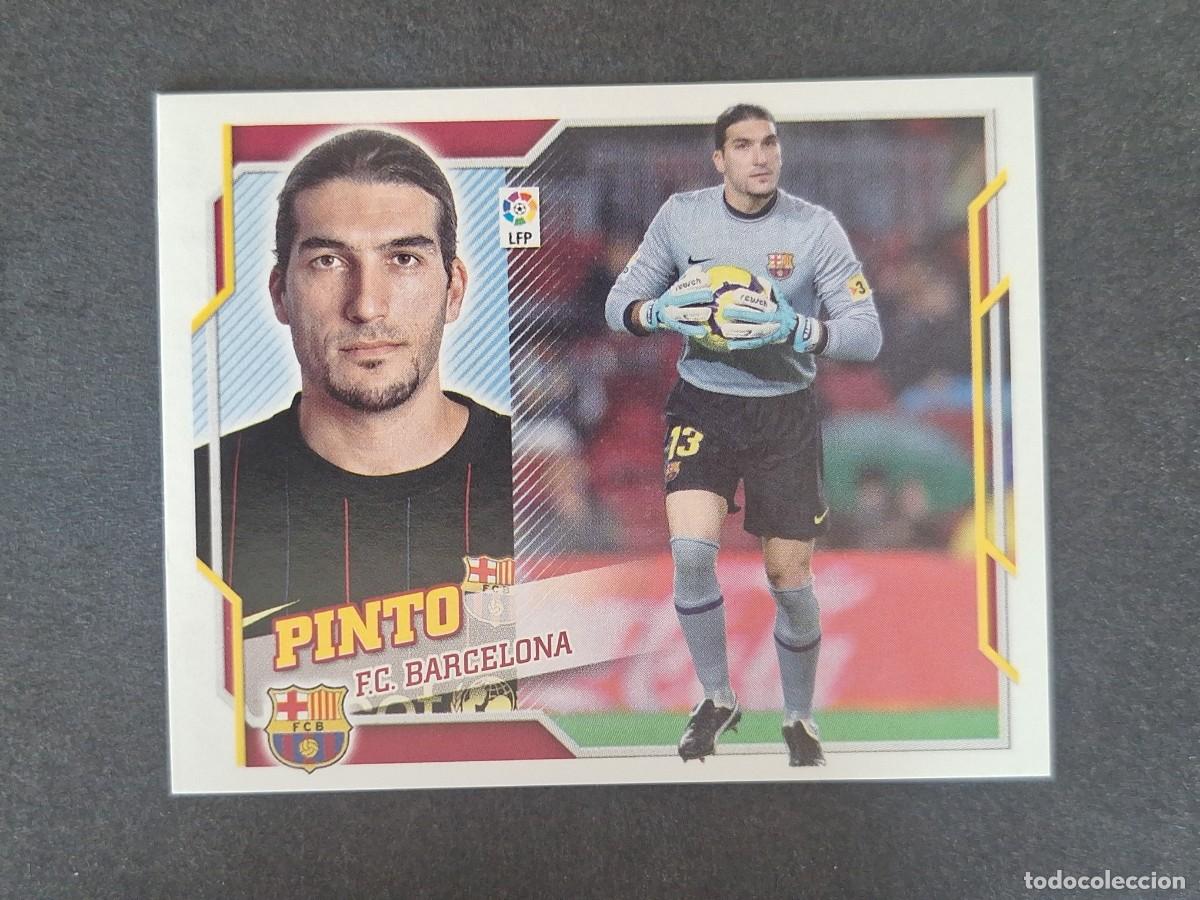 Fu&szlig;ball-Sticker: PINTO F. C. BARCELONA LIGA ESTE 2010 2011 10 11 NUNCA PEGADO SIN PEGAR