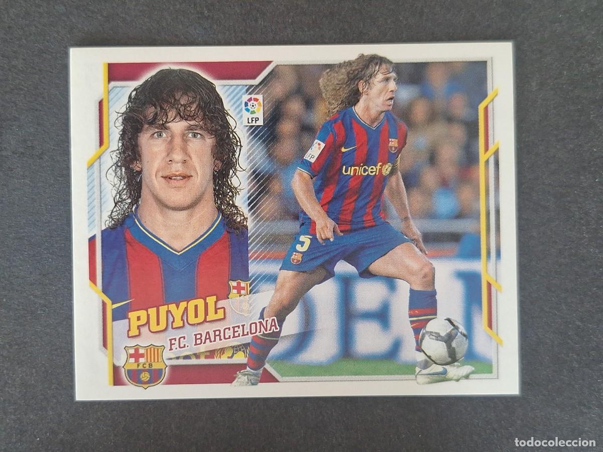 Fu&szlig;ball-Sticker: PUYOL F. C. BARCELONA LIGA ESTE 2010 2011 10 11 NUNCA PEGADO SIN PEGAR