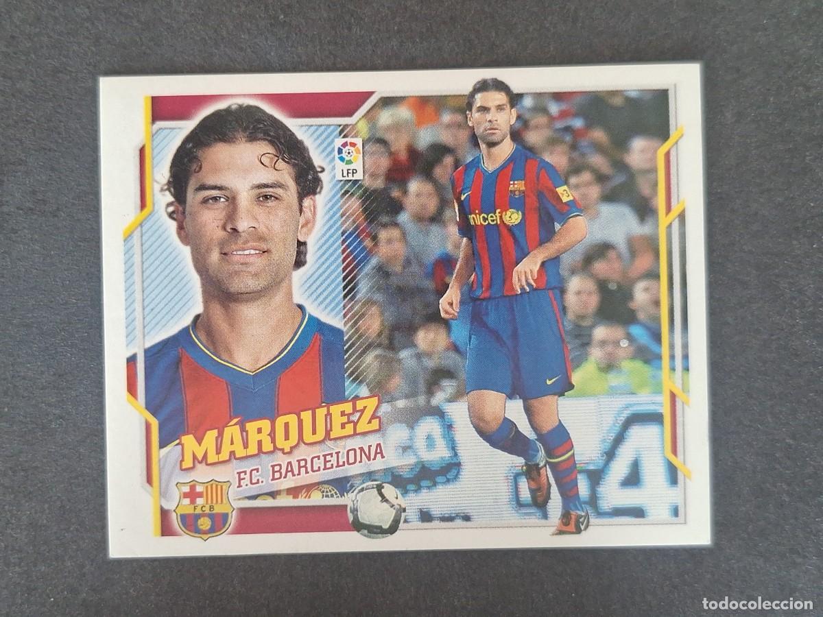 Fu&szlig;ball-Sticker: MARQUEZ F. C. BARCELONA LIGA ESTE 2010 2011 10 11 NUNCA PEGADO SIN PEGAR